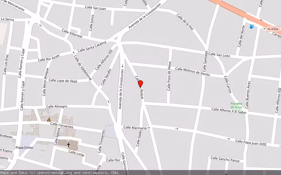 Mapa de Subasta Inmueble (Vivienda) en Membrilla, Ciudad Real