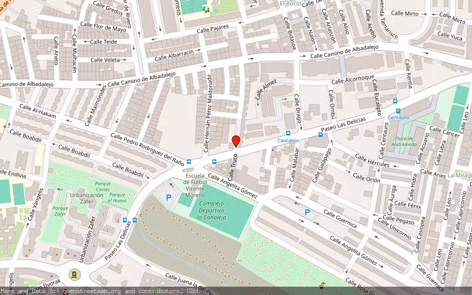 Mapa de Subasta Inmueble (Vivienda) en Jerez De La Frontera, Cádiz