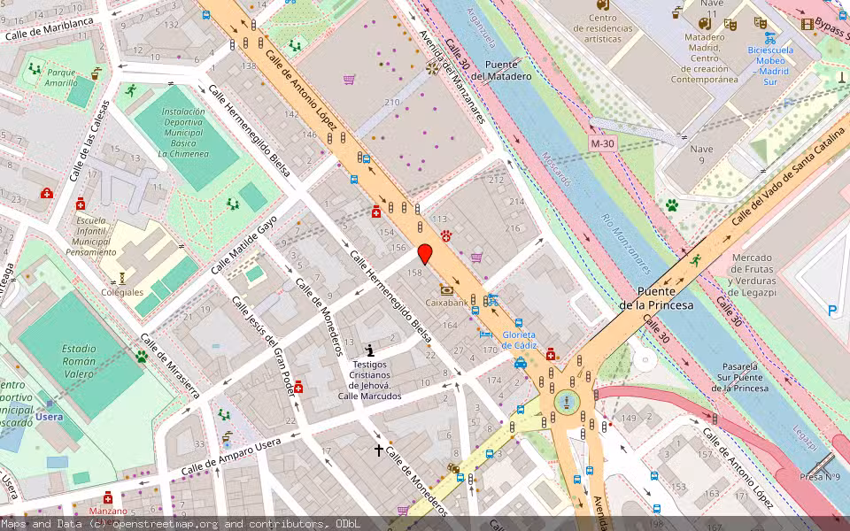 Mapa de Subasta Inmueble (Vivienda) en Madrid