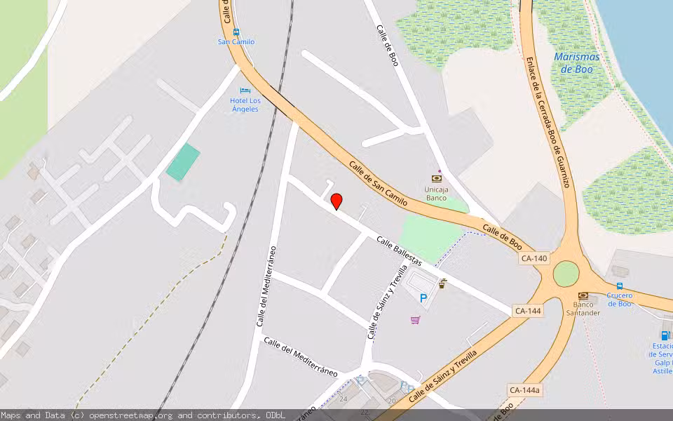 Mapa de Subasta Inmueble (Vivienda) en Boo De Guarnizo, Cantabria