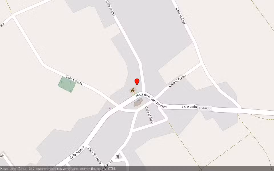 Mapa de Subasta Inmueble (Finca rústica) en Riego De La Vega, León