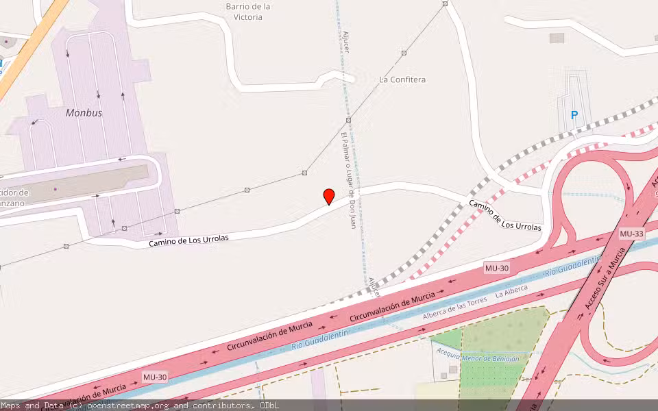 Mapa de Subasta Inmueble (Finca rústica) en Murcia