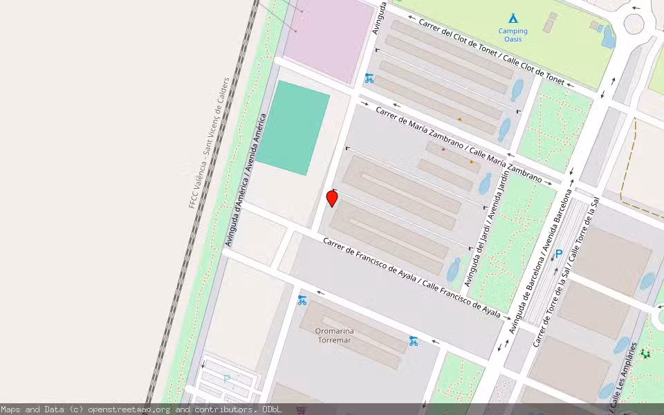 Mapa de Subasta Inmueble (Vivienda) en Oropesa Del Mar, Castellón/Castelló