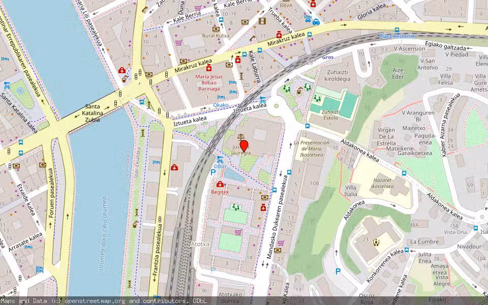 Mapa de Subasta Inmueble (Vivienda) en Donostia/san Sebastián, Gipuzkoa