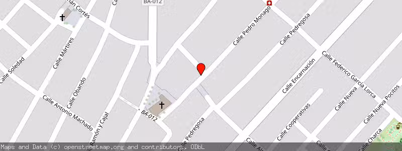 Mapa de Subasta de Inmueble (Local comercial) en Arroyo De San Serván, Badajoz 