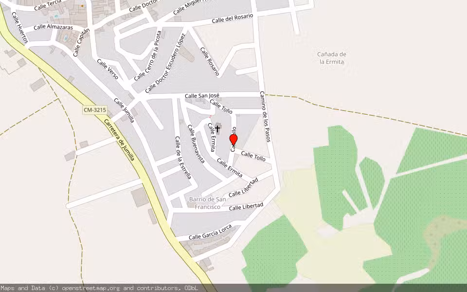 Mapa de Subasta Inmueble (Otros) en Ontur, Albacete