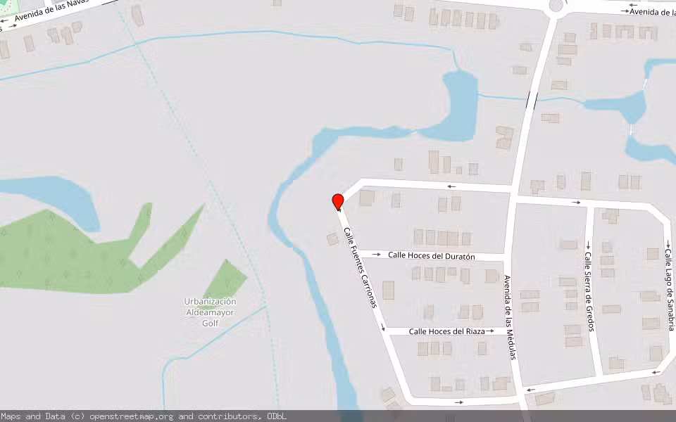 Mapa de Subasta Inmueble (Solar) en Aldeamayor De San Martin, Valladolid