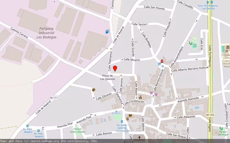 Mapa de Subasta Inmueble (Otros) en Fuente El Saz De Jarama, Madrid