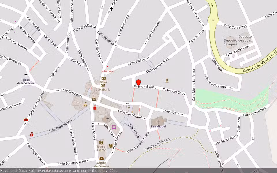Mapa de Subasta Inmueble (Vivienda) en Morón De La Frontera, Sevilla