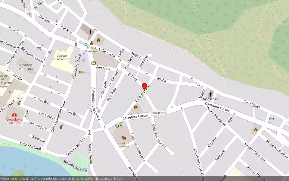 Mapa de Subasta Inmueble (Finca rústica) en Lodosa, Navarra