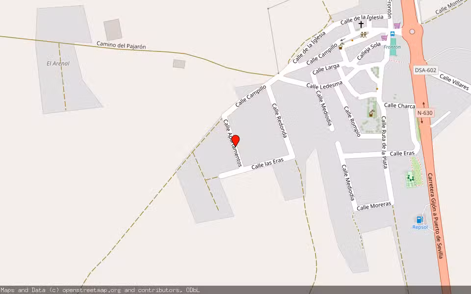 Mapa de Subasta Inmueble (Vivienda) en Aldeaseca De Armuña, Salamanca