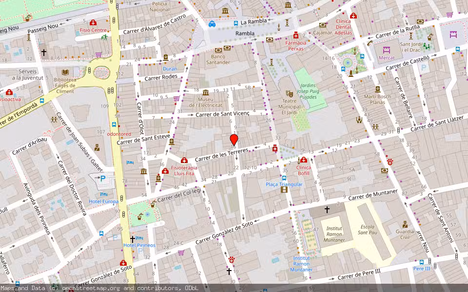Mapa de Subasta Inmueble (Vivienda) en Figueres, Girona