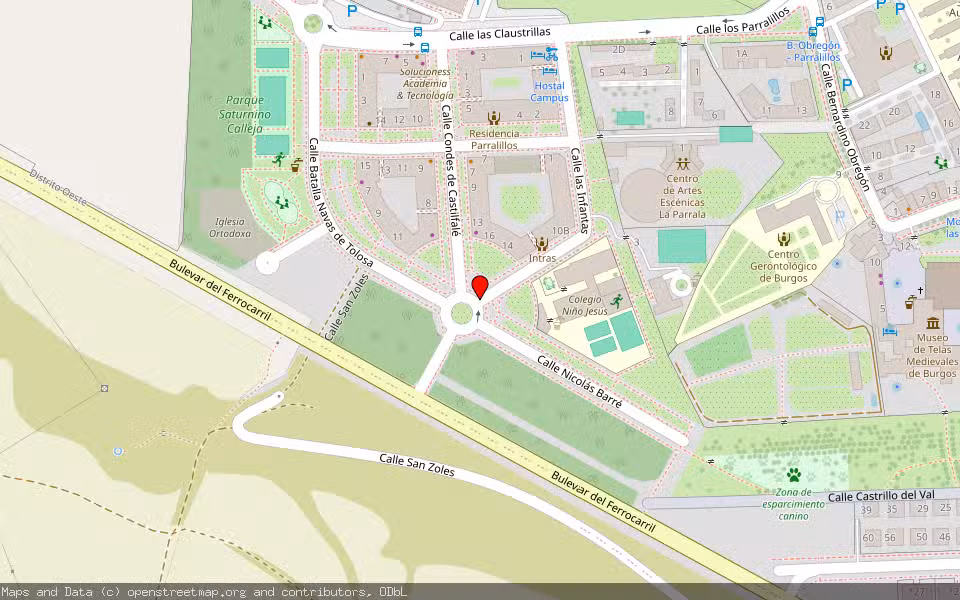 Mapa de Subasta Inmueble (Otros) en Burgos