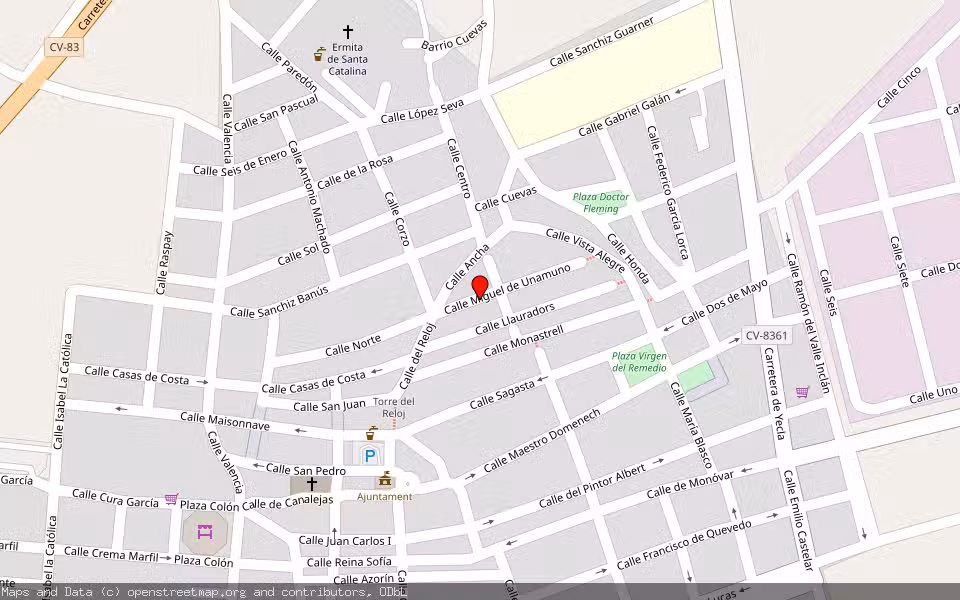 Mapa de Subasta Inmueble (Vivienda) en Pinoso, Alicante/Alacant