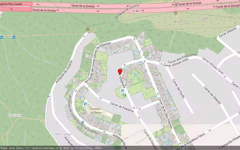 Mapa de Subasta Inmueble (Vivienda) en Segur De Calafell, Tarragona