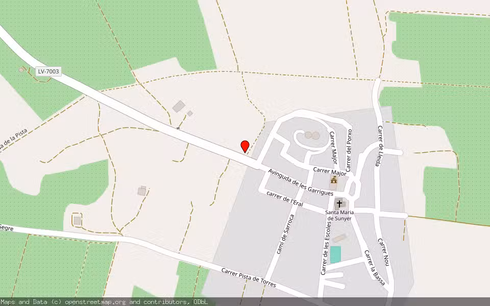 Mapa de Subasta Inmueble (Finca rústica) en Sunyer, Lleida