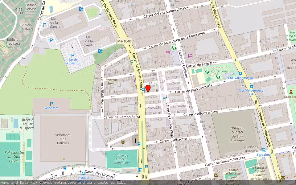 Mapa de Subasta Inmueble (Vivienda) en Palma, Illes Balears