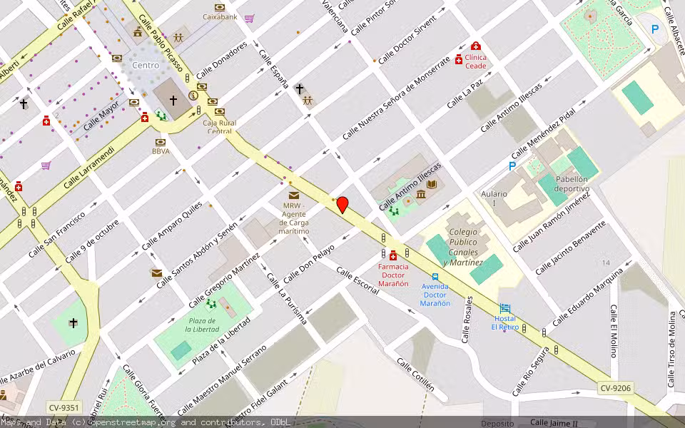 Mapa de Subasta Inmueble (Vivienda) en Almoradí, Alicante/Alacant