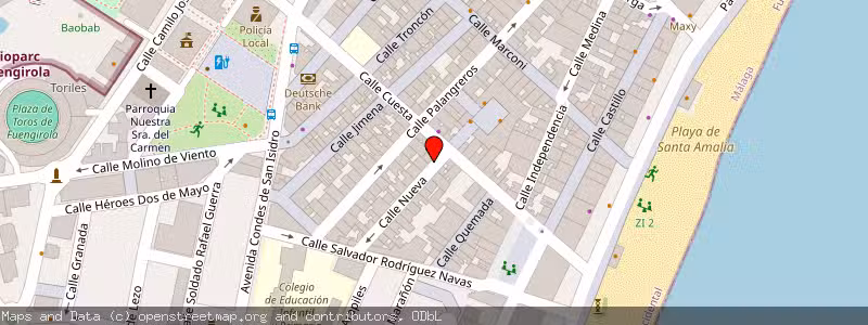 Mapa de Subasta de Inmueble (Vivienda) en Fuengirola, Málaga 