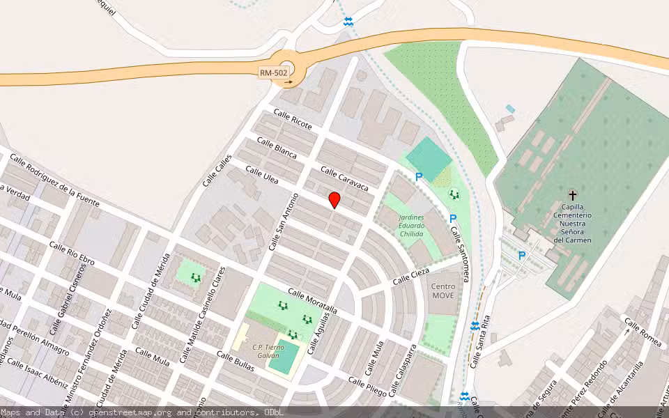 Mapa de Subasta Inmueble (Vivienda) en Totana, Murcia