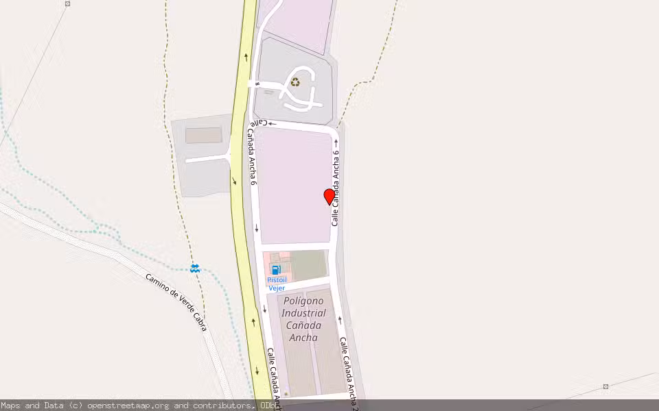 Mapa de Subasta Inmueble (Finca rústica) en Vejer De La Frontera, Cádiz