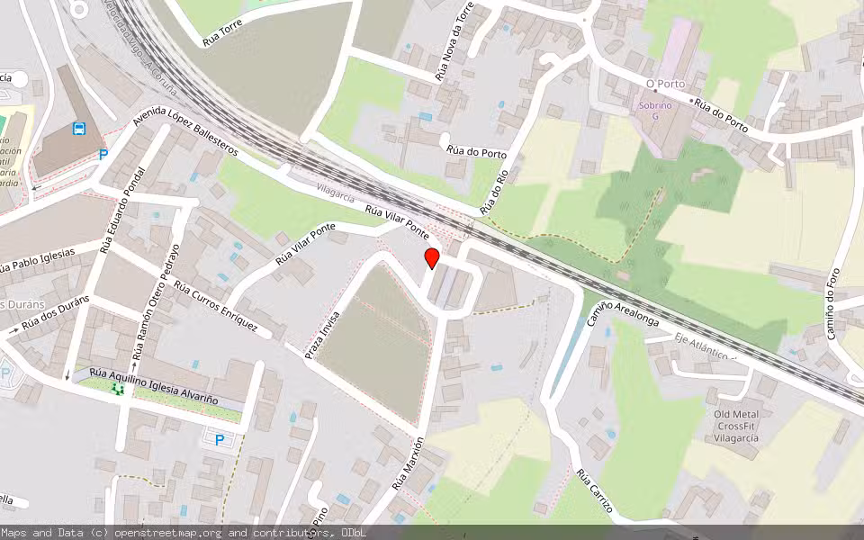 Mapa de Subasta Inmueble (Vivienda) en Vilagarcía De Arousa, Pontevedra