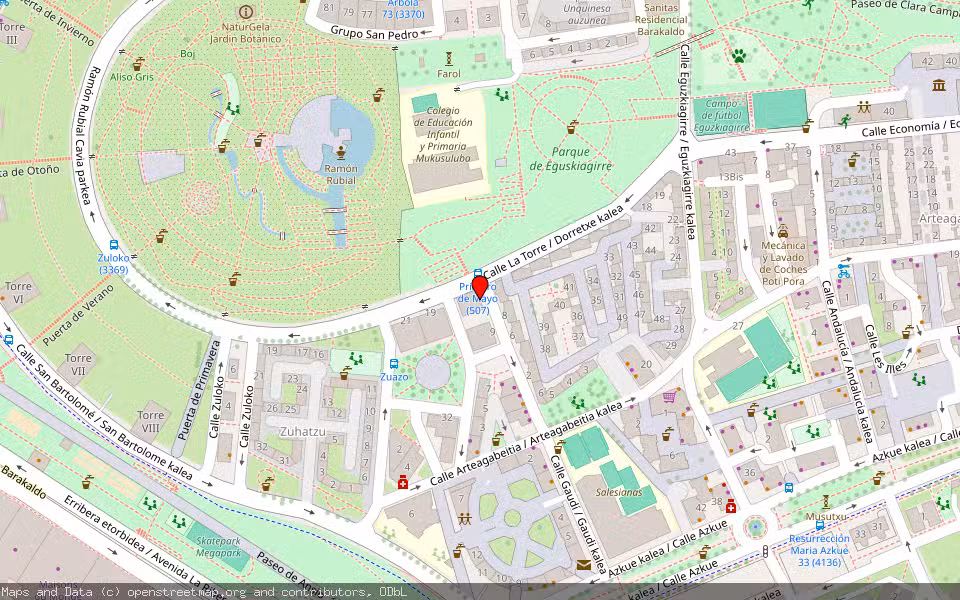 Mapa de Subasta Inmueble (Vivienda) en Barakaldo, Bizkaia