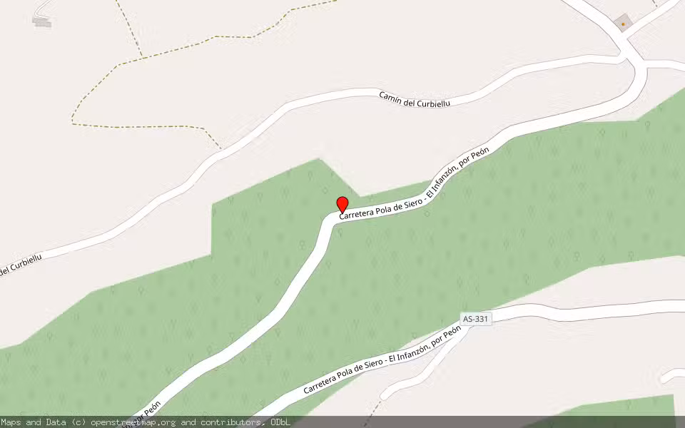 Mapa de Subasta Inmueble (Finca rústica) en Villaviciosa, Asturias