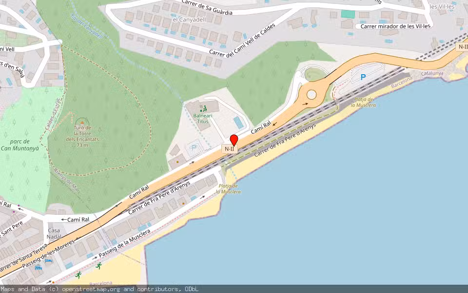Mapa de Subasta Inmueble (Vivienda) en Arenys De Mar, Barcelona