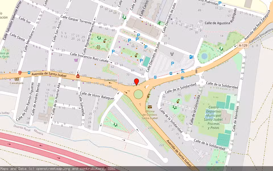 Mapa de Subasta Inmueble (Vivienda) en Zaragoza