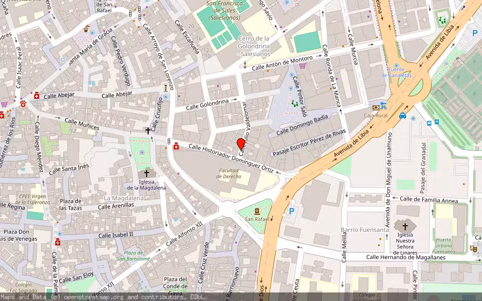 Mapa de Subasta Inmueble (Local comercial) en Cordoba, Córdoba