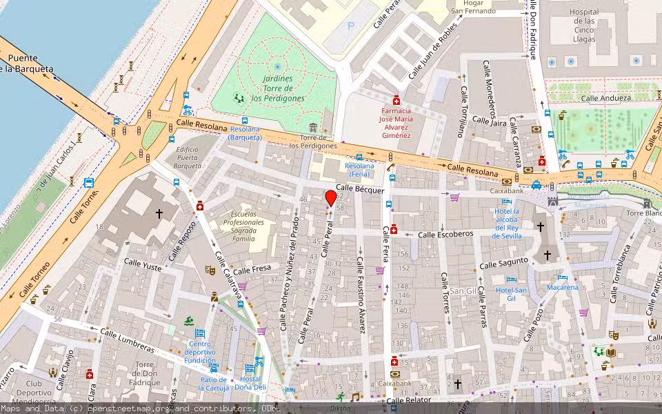 Mapa de Subasta Inmueble (Vivienda) en Sevilla