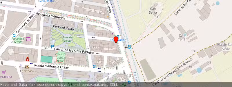 Mapa de Subasta de Inmueble (Vivienda) en Mataró, Barcelona 