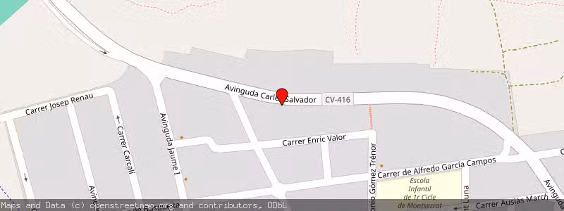 Mapa de Subasta de Inmueble (Vivienda) en Montserrat, Valencia 