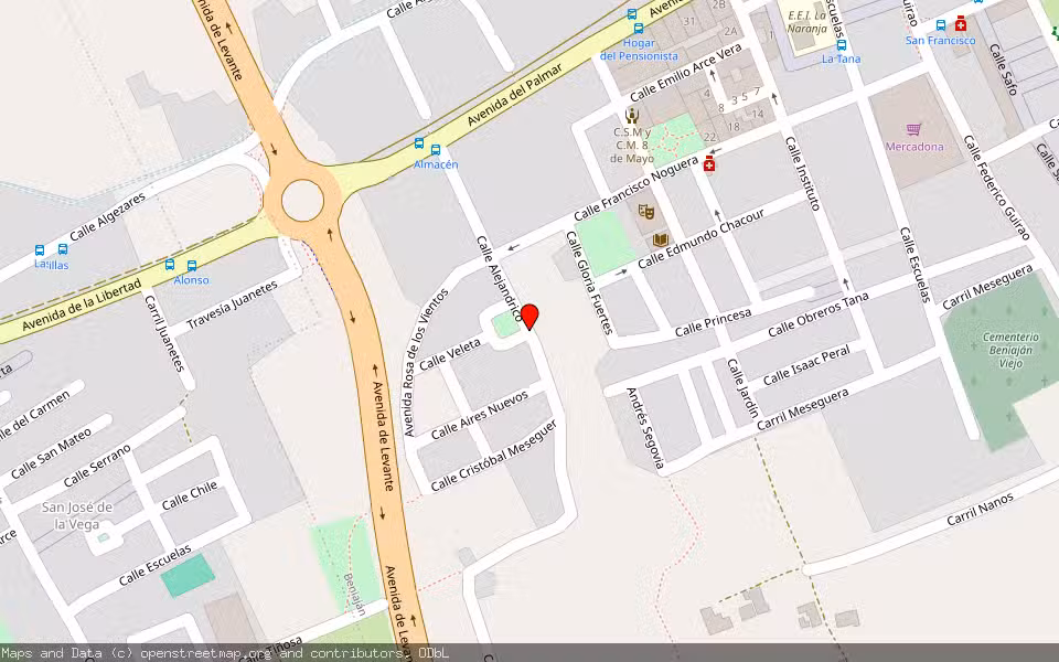 Mapa de Subasta Inmueble (Vivienda) en Murcia