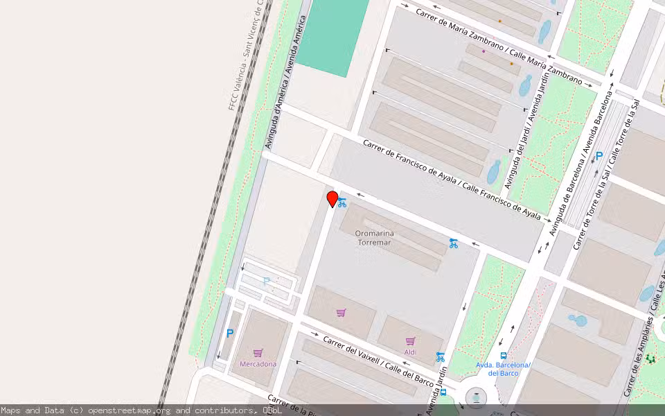 Mapa de Subasta Inmueble (Vivienda) en Oropesa, Castellón/Castelló