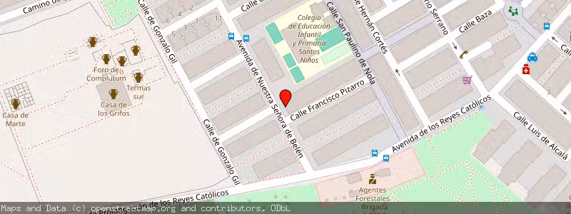 Mapa de Subasta de Inmueble (Vivienda) en Alcala De Henares, Madrid 