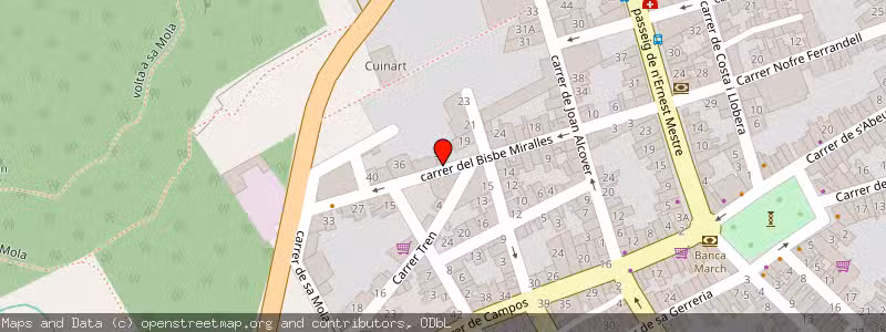 Mapa de Subasta de Inmueble (Local comercial) en Felanitx, Islas Baleares (Balears) 