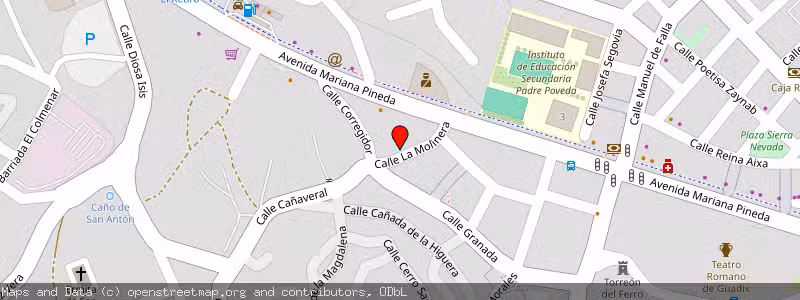 Mapa de Subasta de Inmueble (Otros) en Guadix, Granada 