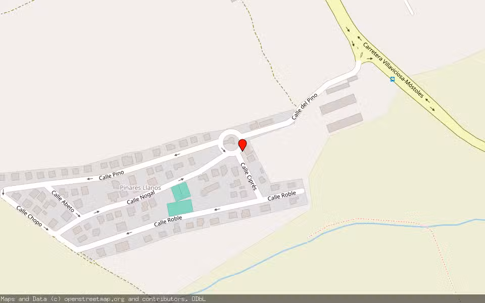 Mapa de Subasta Inmueble (Garaje) en Mostoles, Madrid