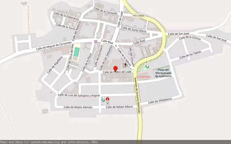 Mapa de Subasta Inmueble (Garaje) en Isla Cristina, Huelva