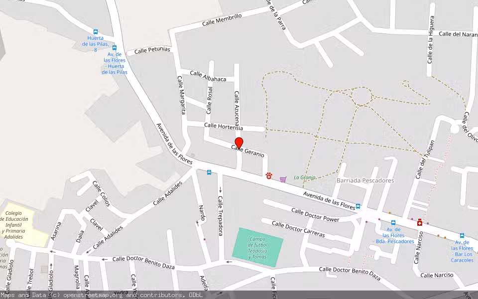 Mapa de Subasta Inmueble (Vivienda) en Algeciras, Cádiz
