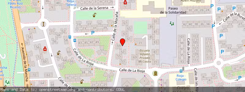 Mapa de Subasta de Inmueble (Vivienda) en Leganes, Madrid 