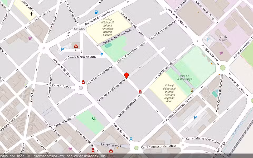 Mapa de Subasta Inmueble (Vivienda) en Vila-real, Castellón/Castelló