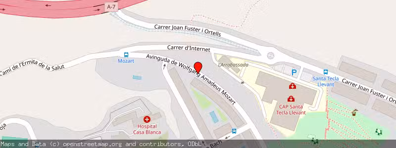 Mapa de Subasta de Inmueble (Vivienda) en Tarragona, Tarragona 