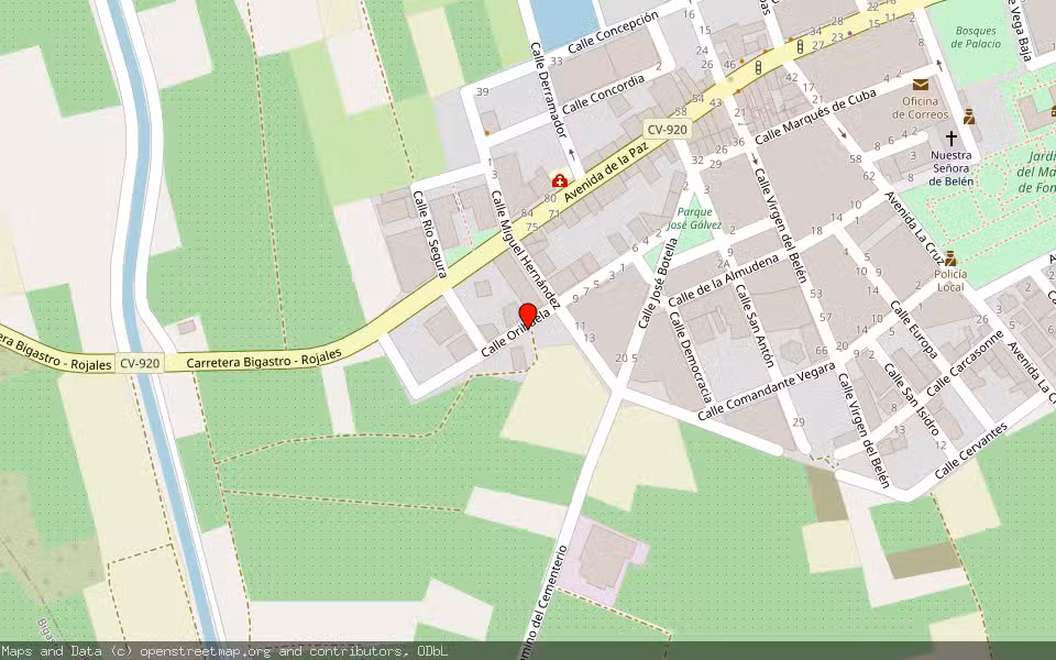 Mapa de Subasta Inmueble (Vivienda) en Jacarilla, Alicante/Alacant