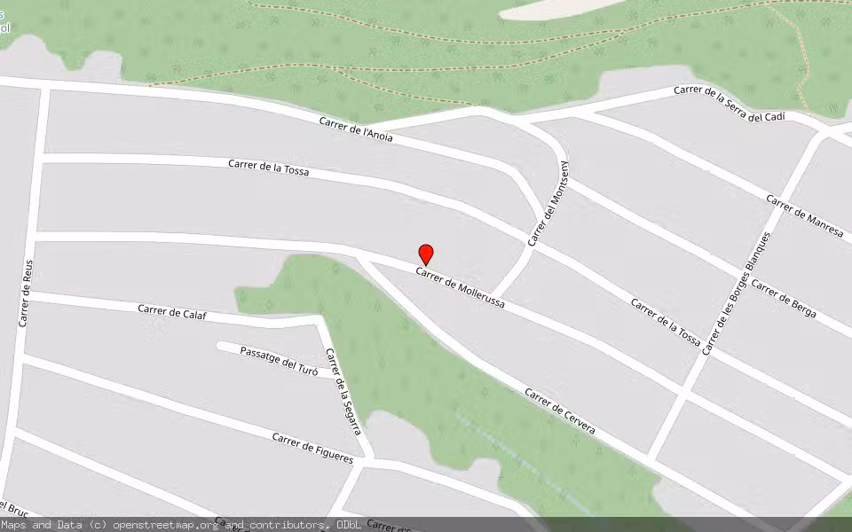 Mapa de Subasta Inmueble (Vivienda) en La Torre De Claramunt (urb.pinedes De L'armengol), Barcelona