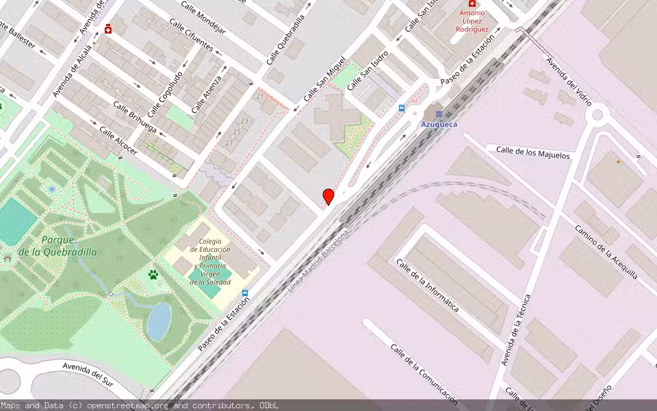 Mapa de Subasta Inmueble (Garaje) en Azuqueca De Henares, Guadalajara