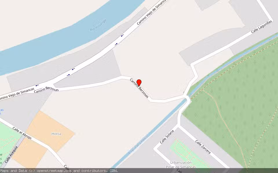 Mapa de Subasta Inmueble (Otros) en Simancas, Valladolid