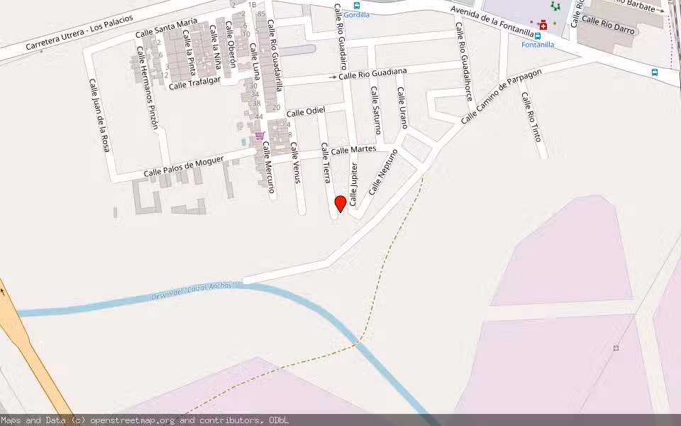 Mapa de Subasta Inmueble (Vivienda) en Utrera, Sevilla